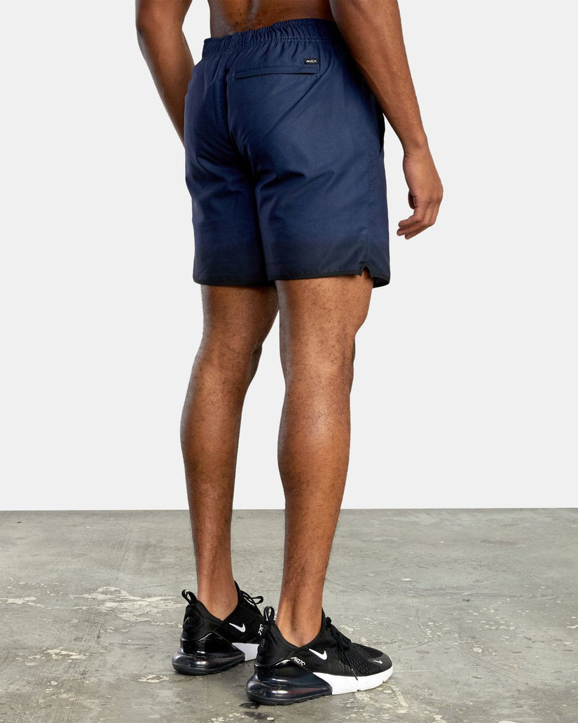 Yogger IV  Elastic Waist Shorts 17" - Dip Dye Midnight