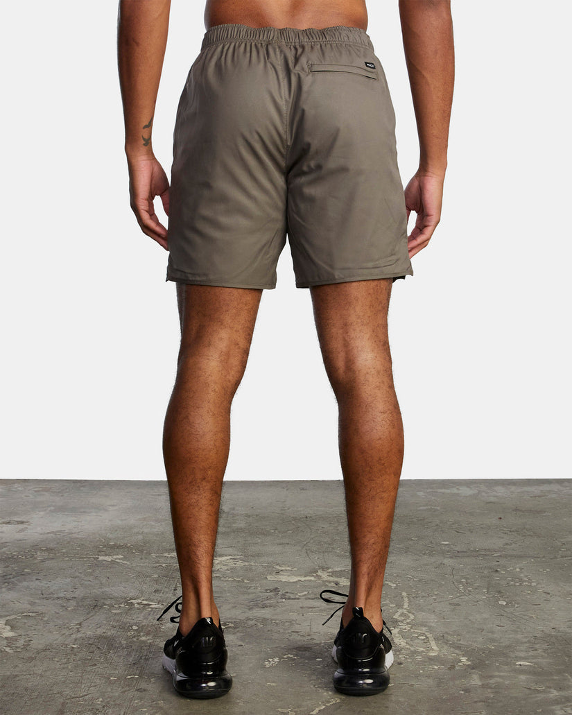 Yogger IV  Elastic Waist Shorts 17" - Mushroom