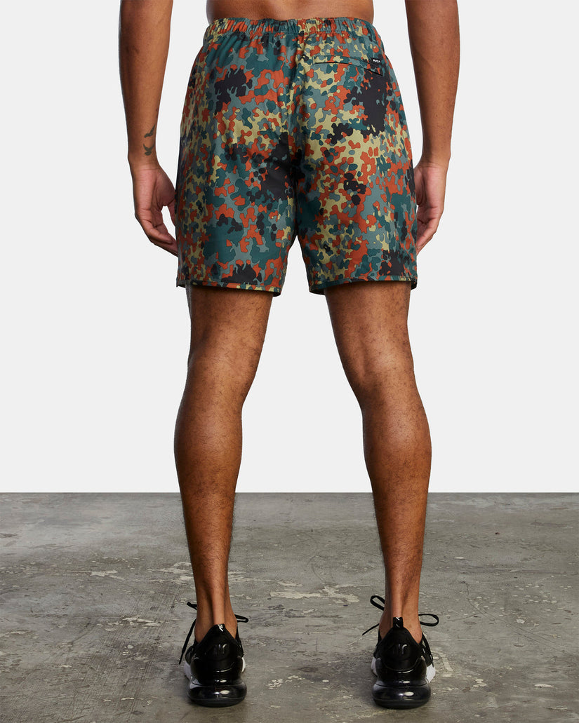 Yogger IV  Elastic Waist Shorts 17" - Hunter Camo