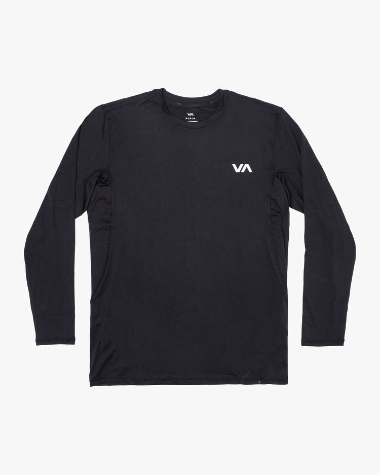 Sport Vent Long Sleeve Tee - Black