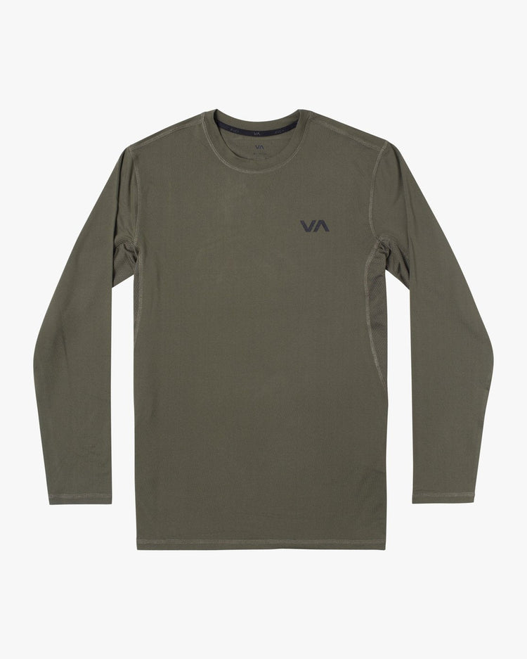 Sport Vent Long Sleeve Tee - Olive