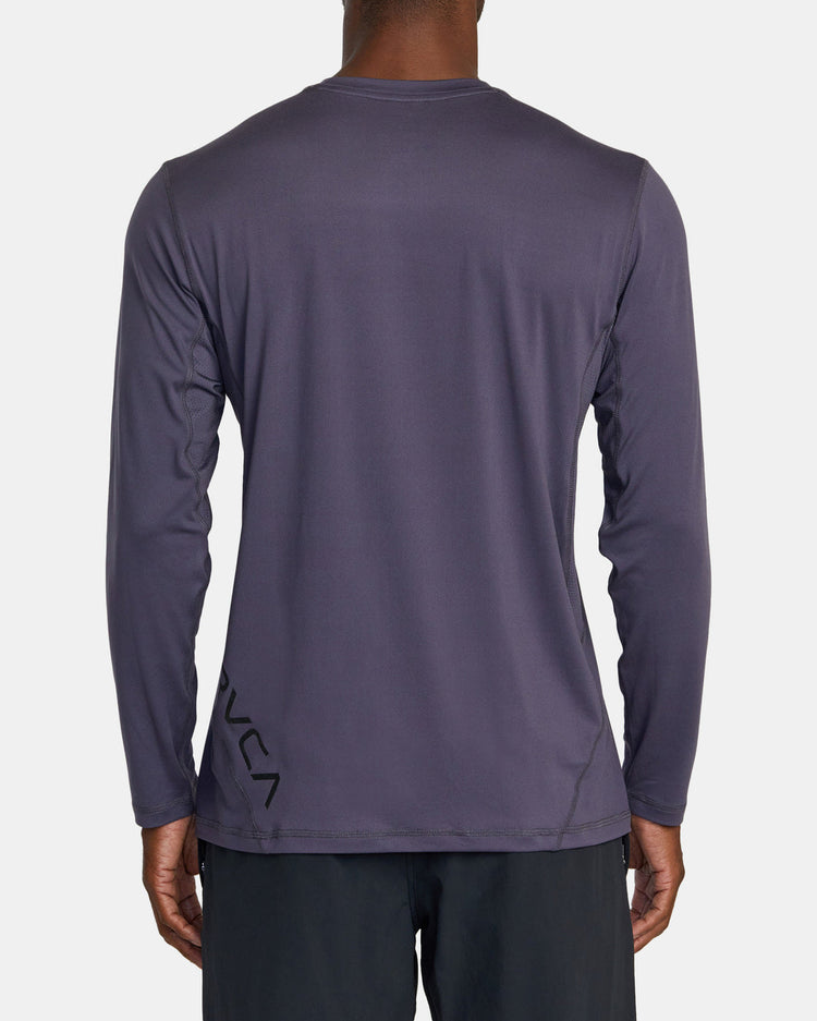 Sport Vent Long Sleeve Tee - Gray Purple