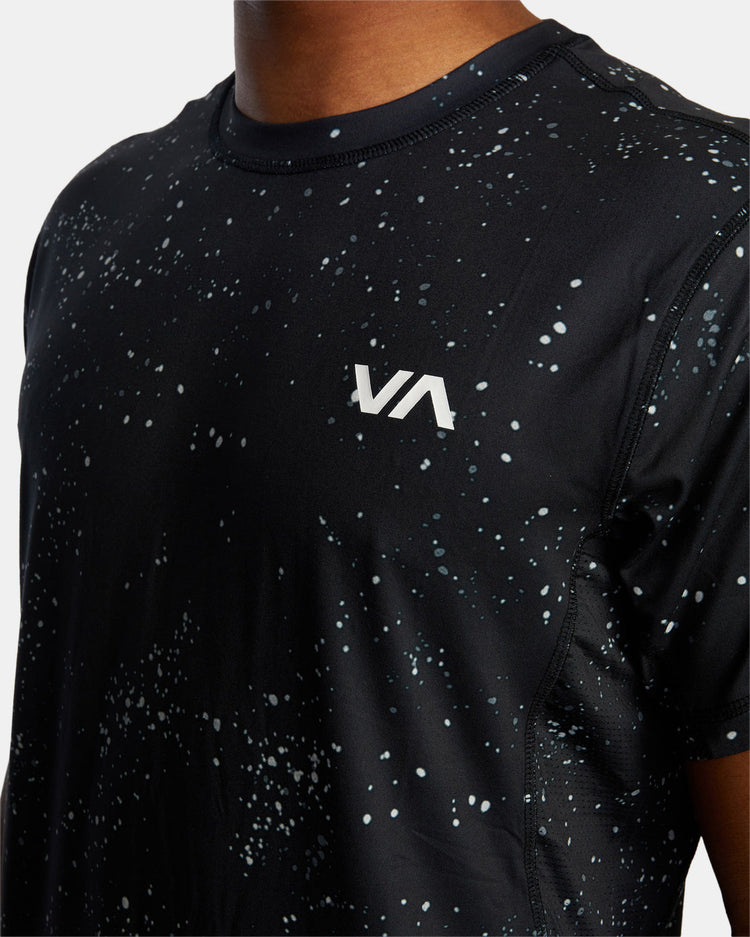 Sport Vent Performance Tee - Black Splatter