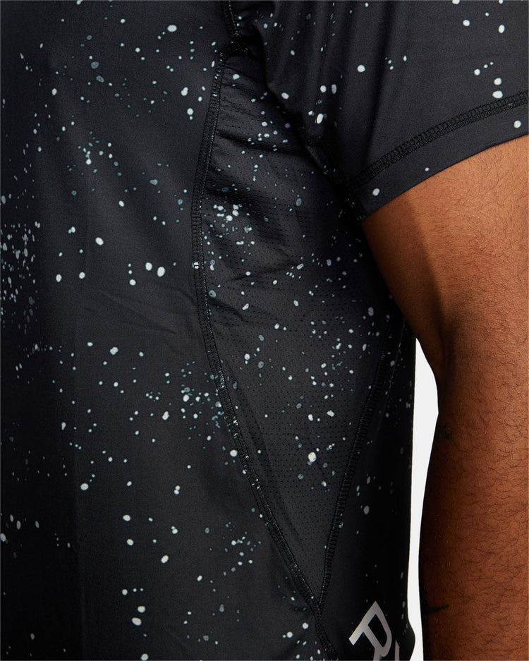 Sport Vent Performance Tee - Black Splatter