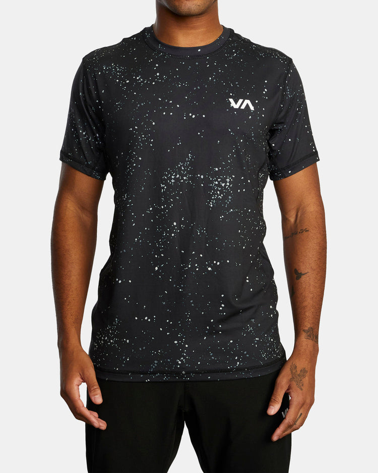 Sport Vent Performance Tee - Black Splatter