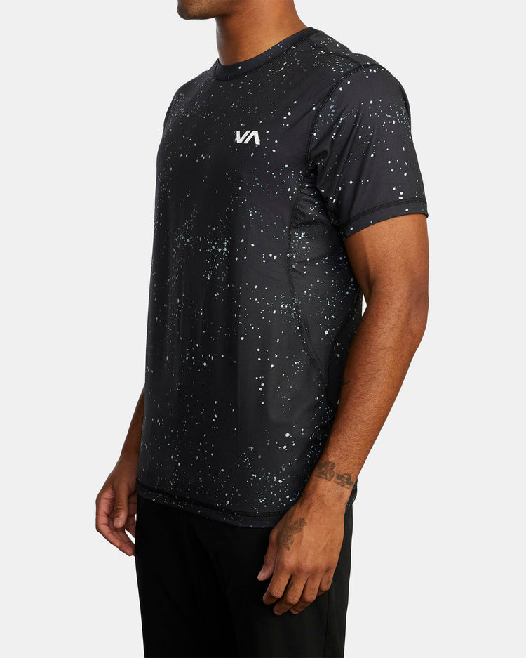 Sport Vent Performance Tee - Black Splatter