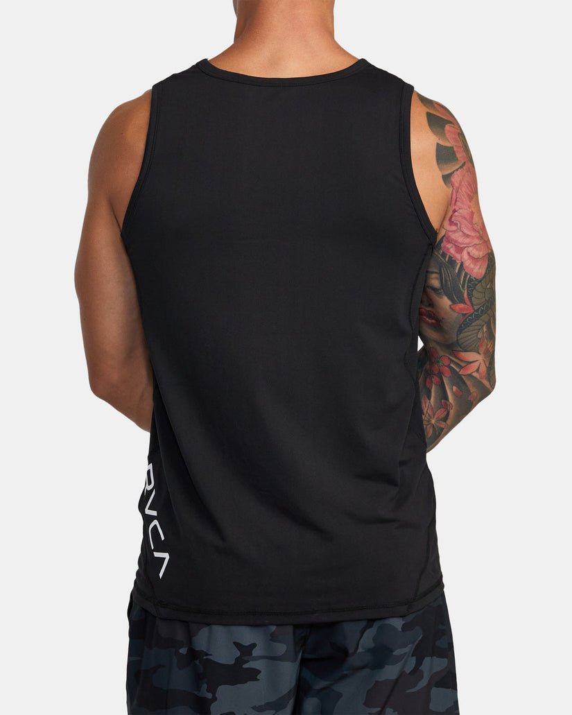 Sport Vent Tank Top - Black