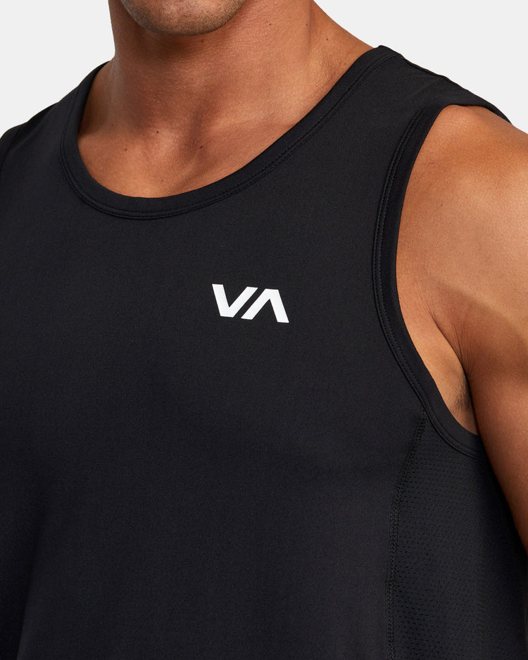 Sport Vent Tank Top - Black