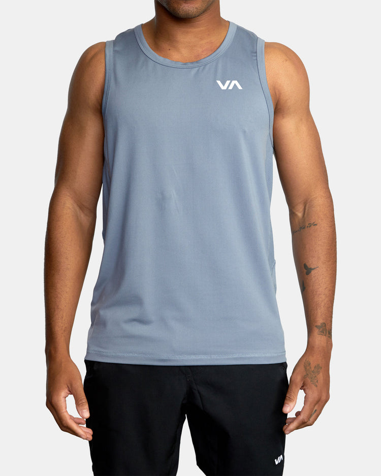 Sport Vent Tank Top - Blue Slate