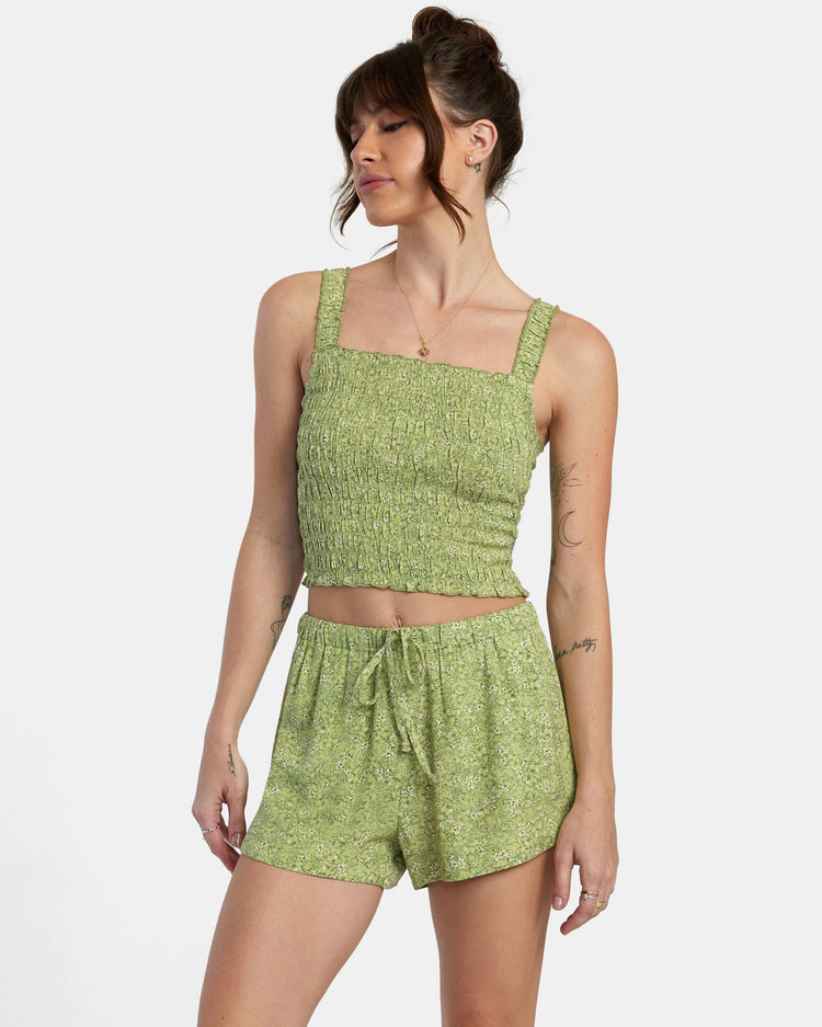 New Yume Drawcord Shorts - Fern