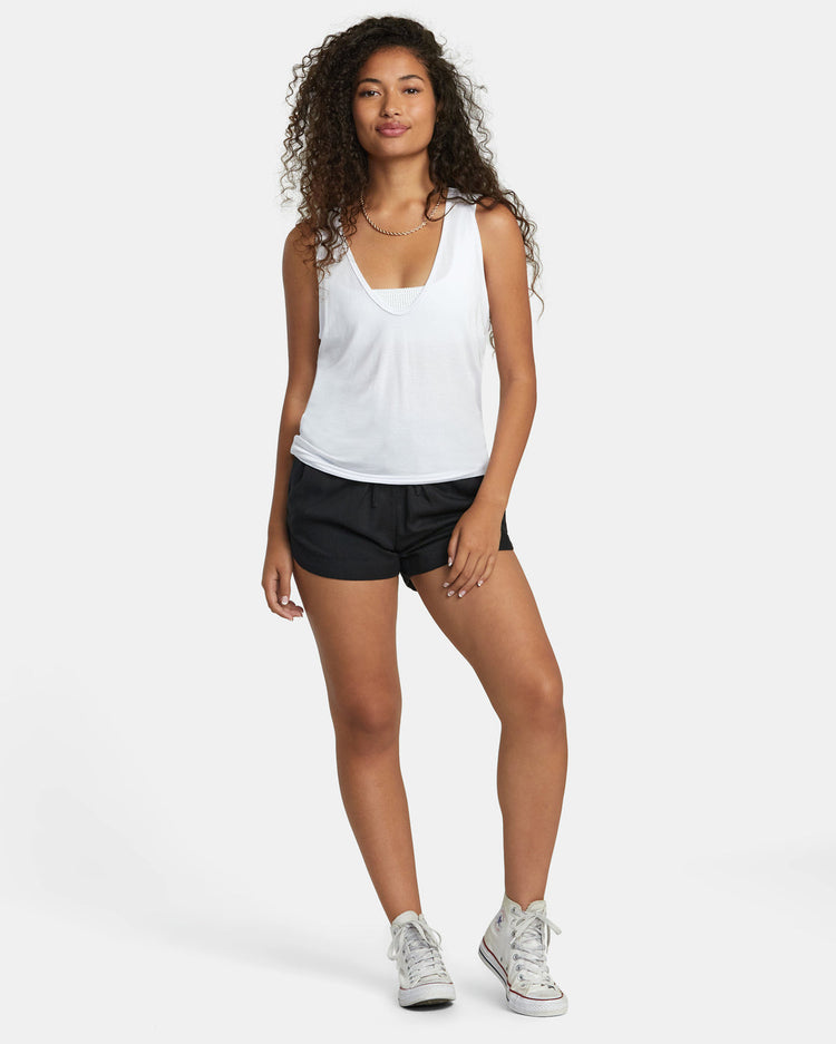 Minted Tank Top - Whisper White